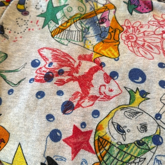 Desigual Artsy Gray Multi Zippered Cotton Knit Jacket Size Medium - Picture 11 of 12